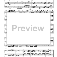 Allegro assai - from Brandenburg Concerto #2 in F Major - Score