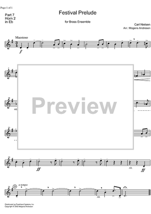 Festival Prelude - Horn in E-flat 2