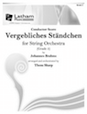 Vergebliches Standchen  for String Orchestra