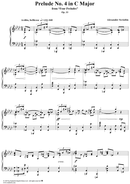 Prelude No. 4 in C major