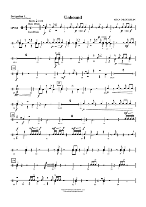 Unbound - Percussion 1