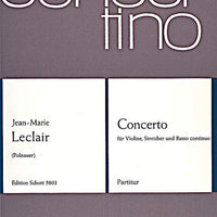 Concerto Bb major in B flat major - Score