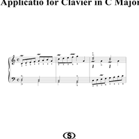 Applicatio in C Major, BWV994