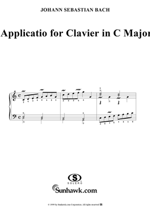 Applicatio in C Major, BWV994