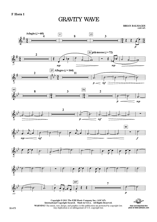 Gravity Wave - F Horn 1