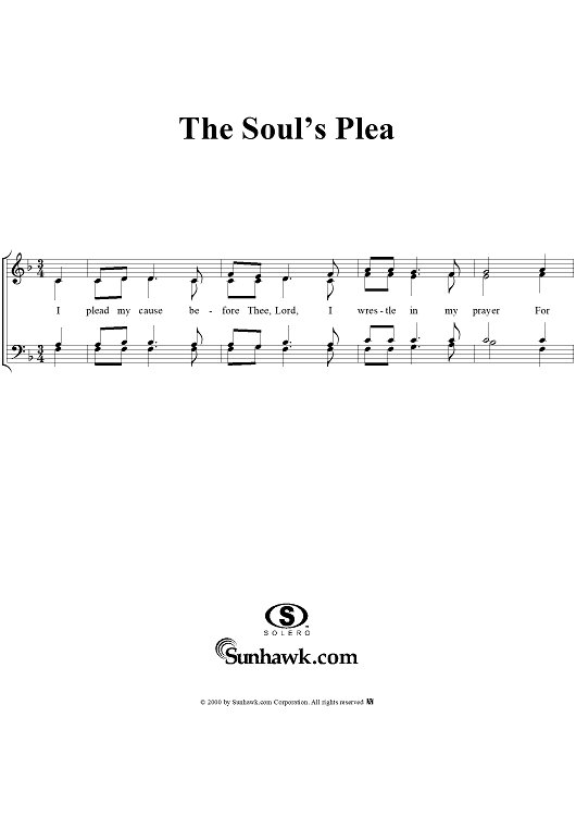 The Soul's Plea