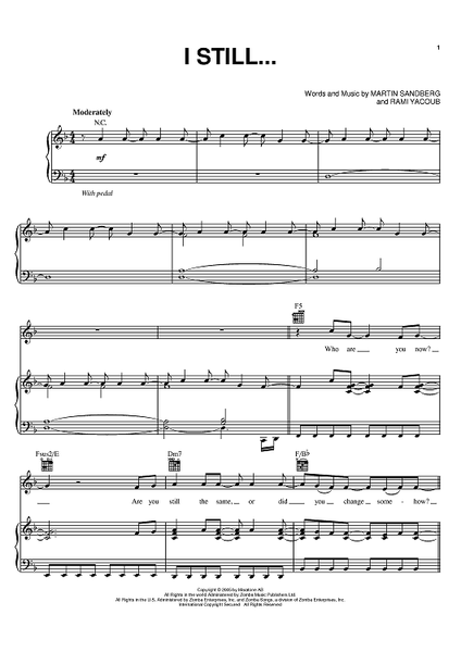 Where are you now Sheet music for Piano (Solo)