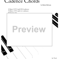 Cadence Chords