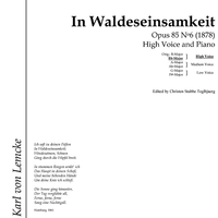 In Waldeseinsamkeit Op.85 No. 6