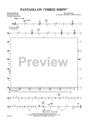 Fantasia on "Three Ships" - Percussion 2