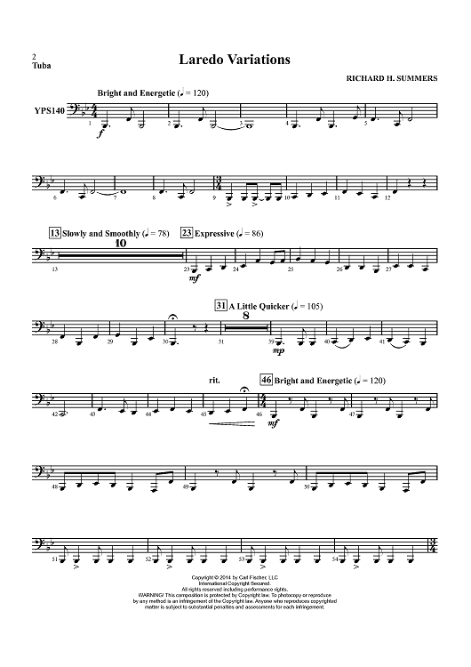 Laredo Variations - Tuba