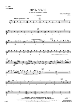 Open Space - Eb Alto Sax 1