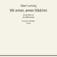 Wir armen, armen Mädchen (Waffenschmied) in G minor