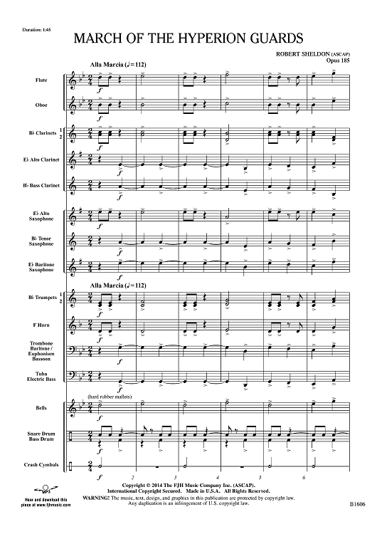 March of the Hyperion Guards - Score