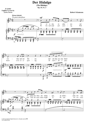 Der Hidalgo, Op. 30, No. 3