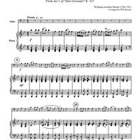 Champagne Aria - Piano Score