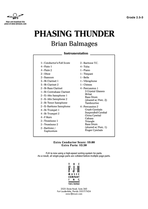 Phasing Thunder - Score Cover