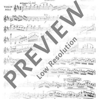 Concerto No. 13 D major - Vocal/piano Score