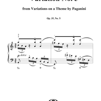 Paganini Variations, No. 5