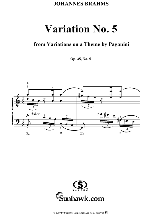 Paganini Variations, No. 5