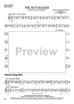 The Nutcracker (Overture and Trepak) - Snare Drum & Bass Drum