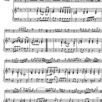 Sonata e minor - Score