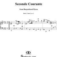 Harpsichord Pieces, Book 1, Suite 3, No.3:  Seconde Courante