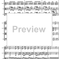 String Quartet No. 5 Bb Major D68 - Score
