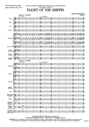 Flight of the Griffin - Score