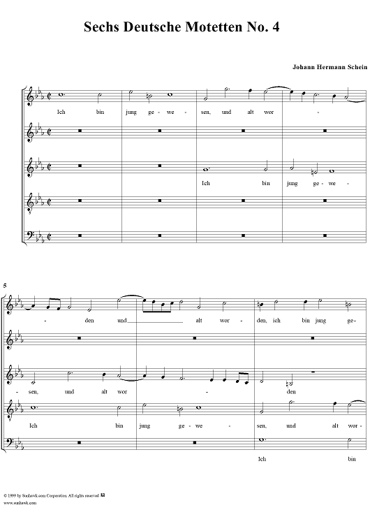 Sechs Deutsche Motetten, vol.12, #4