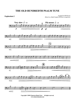 The Old Hundredth Psalm Tune - Euphonium 2