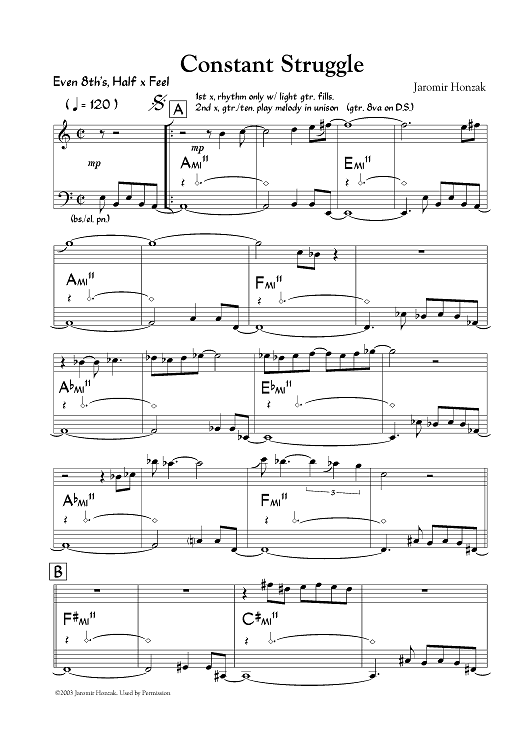 Constant Struggle - Eb Instruments