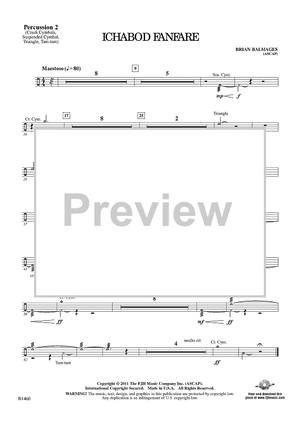 Ichabod Fanfare - Percussion 2