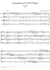 String Quartet No. 18, Movement 1 - Score