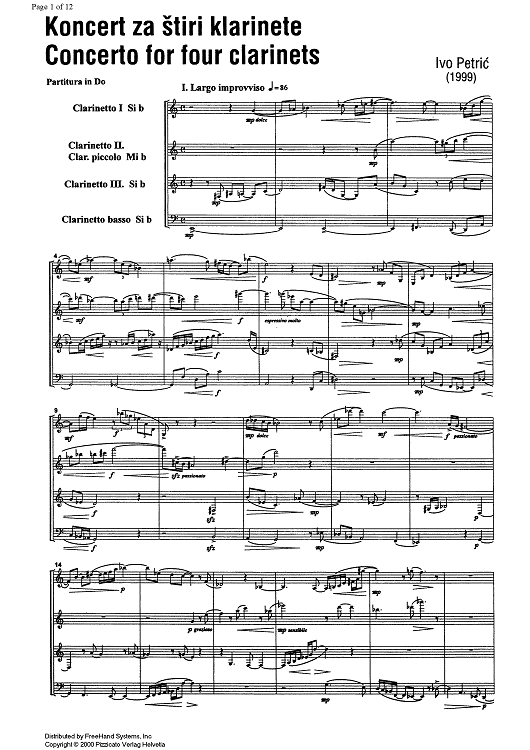 Concerto - Score