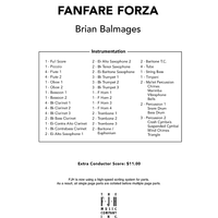 Fanfare Forza - Score