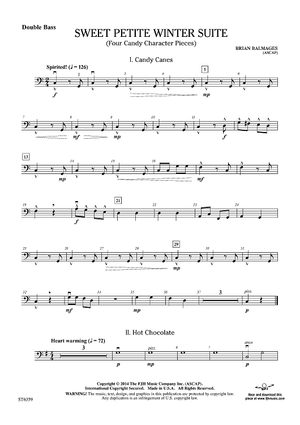 Sweet Petite Winter Suite (Four Candy Character Pieces) - Double Bass