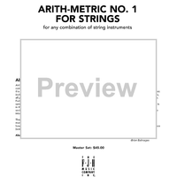 Arith-Metric No. 1 For Strings - For Any Combination of String Instruments