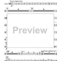 Lightning Fingers - Solo for Clarinet and Band - Percussion 2