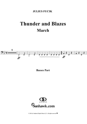 Thunder and Blazes March (Entry of the Gladiators) - Basses