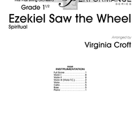 Ezekiel Saw The Wheel - Score