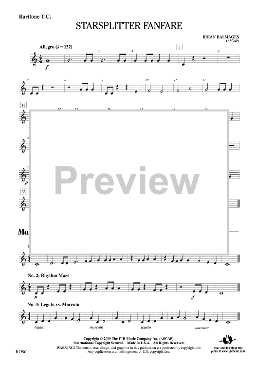 Starsplitter Fanfare - Baritone TC