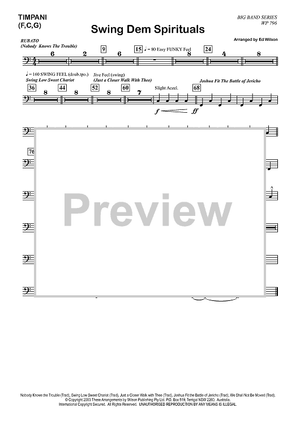 Swing Dem Spirituals - Timpani