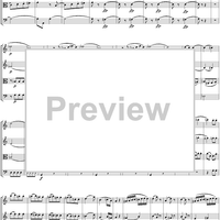 String Quartet No. 19, Movement 4 - Score