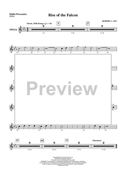 Rise of the Falcon - Mallet Percussion