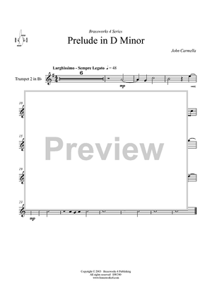 Prelude in D minor - Trumpet 2 in B-flat