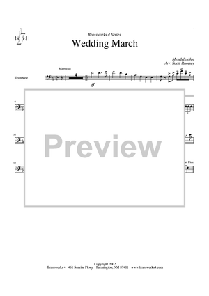 Wedding March - Trombone