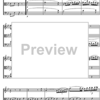 String Trio Bb Major D581A - Score