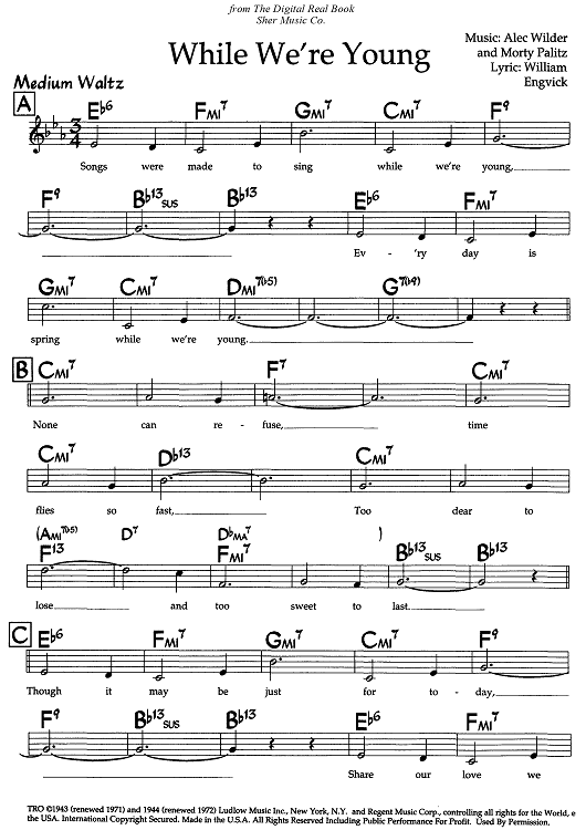 While We're Young - C Instruments