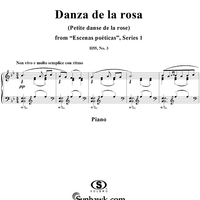 Escenas poéticas, Series 1, No. 3: Danza de la Rosa